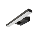 Plafond-/wandarmatuur SG View zwart LED 2700K
